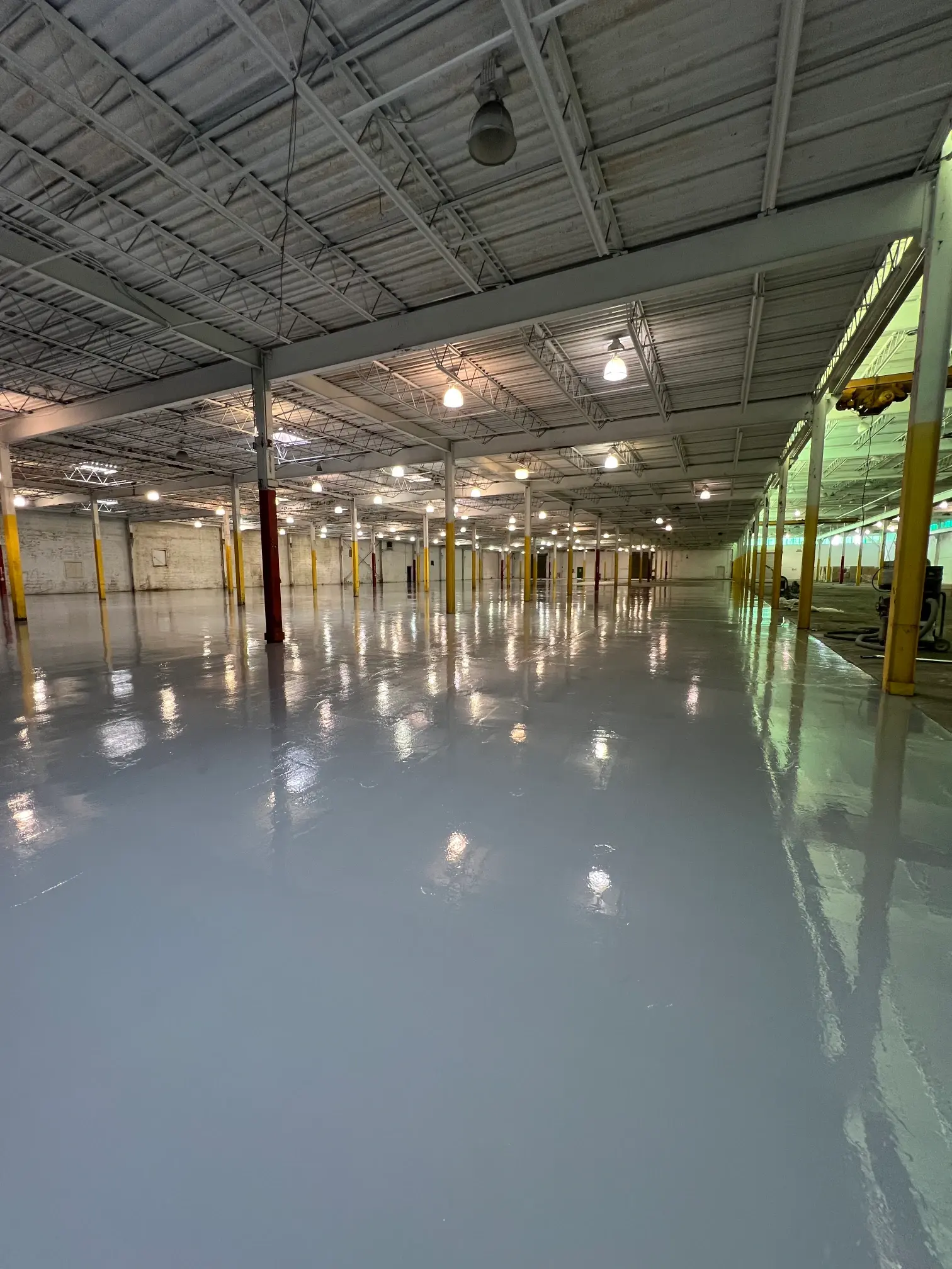 Coated warehouse floor at Shepherd Boy Farms